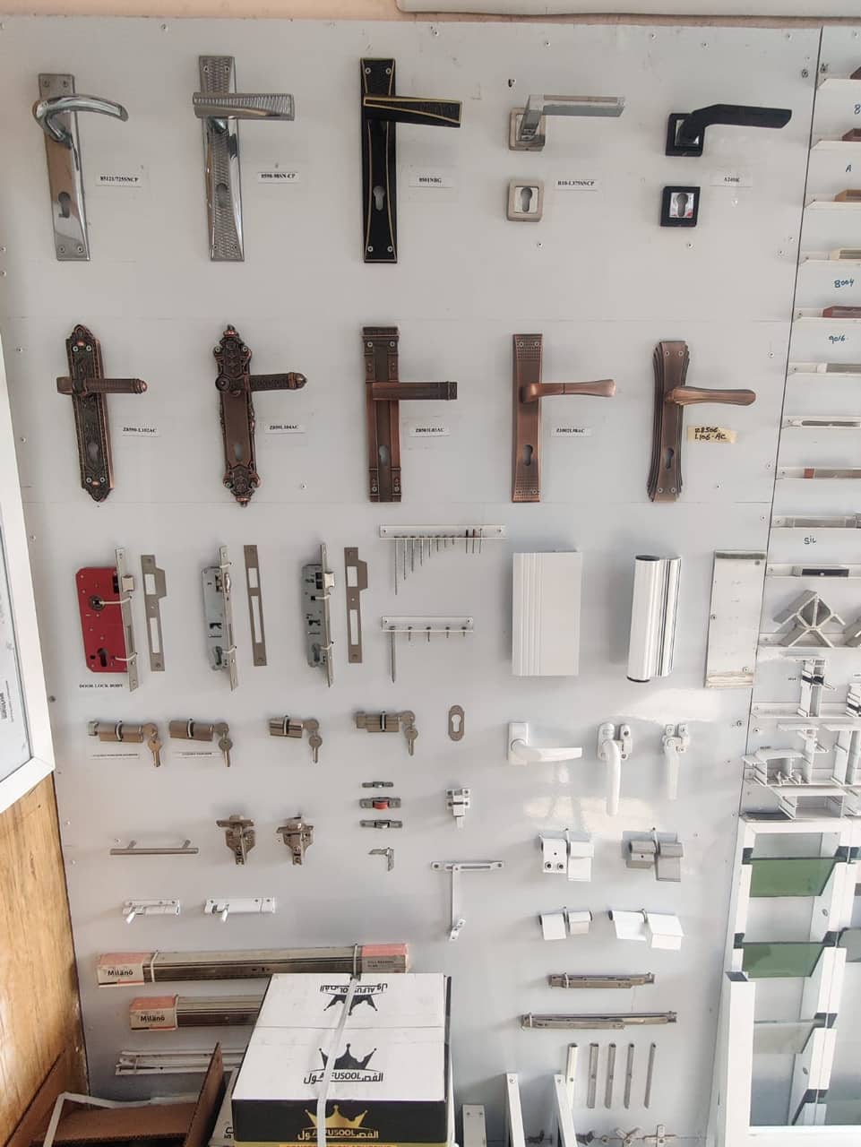 Hardware & Fittings Display